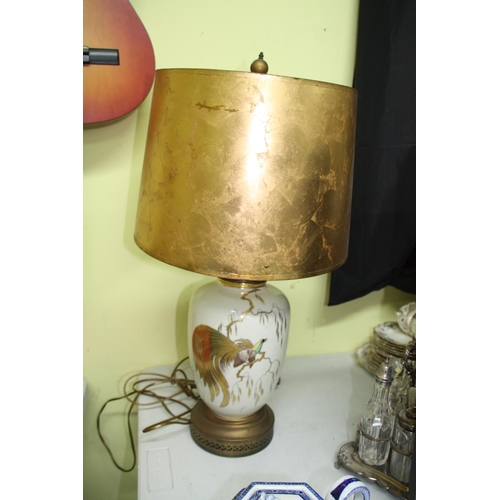 166 - Oriental style table lamp