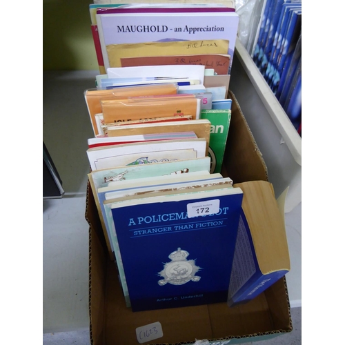 172 - A box of Manx books