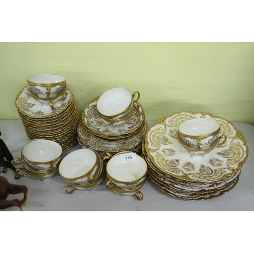 179 - French part tea service by Limoges