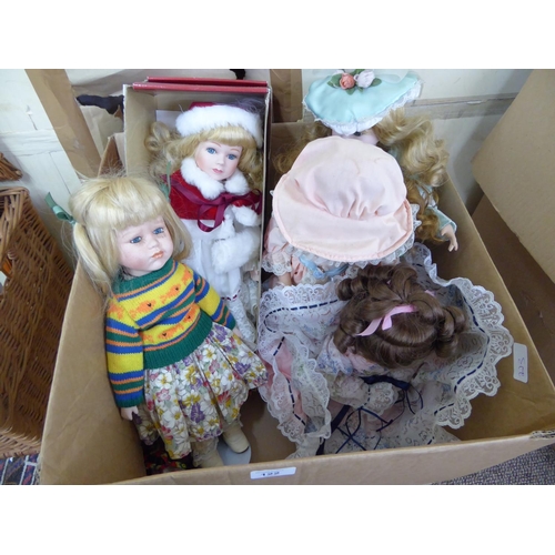 122 - A collection of Dolls