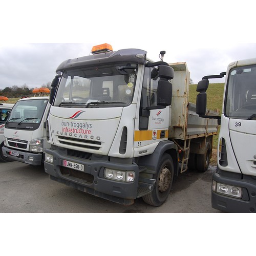 60 - JMN556D
Iveco Eurocargo ML180E25 Tipper
First Registered 04.01.2008
Approx 165,278 kilometers
Diesel... 