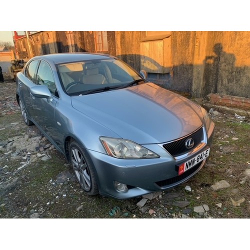 72 - NMN841E
Lexus IS200 Sport 2231cc
First Registered 23.01.2007
Approx 96,380 miles
Diesel Manual
Due a... 
