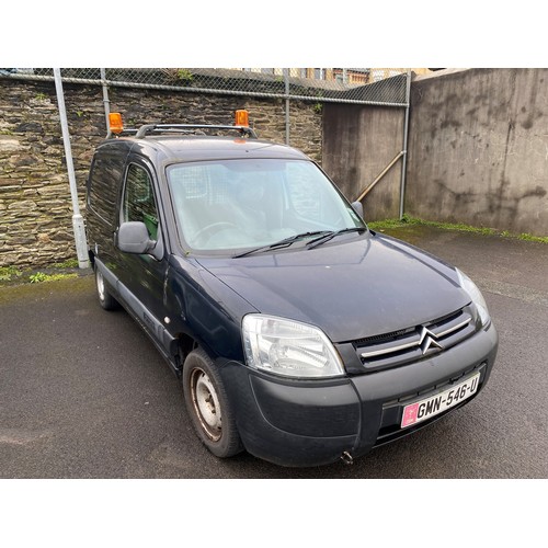 61 - GMN546U
Citroen Berlingo X 600 1868cc van
First Registered 17.08.2004
Approx 80,805 miles
Manual Die... 