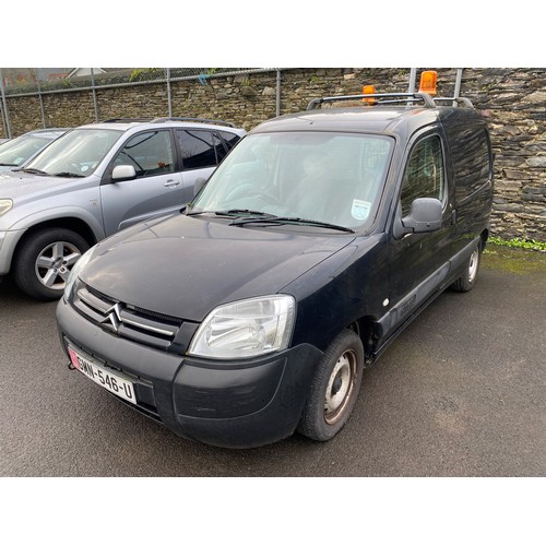 61 - GMN546U
Citroen Berlingo X 600 1868cc van
First Registered 17.08.2004
Approx 80,805 miles
Manual Die... 