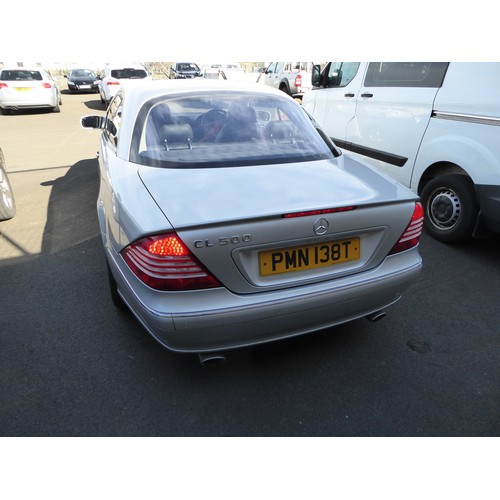 59 - PMN138T
Mercedes Benz CL500 5.0
First Registered 2005
Approx 61,000 miles
Auto Petrol