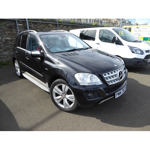 62 - PMN382B
Black Mercedes ML350 Blue-cy Sport 2987cc
First Registered 02.03.2010
Approx 67,846 miles
Au... 