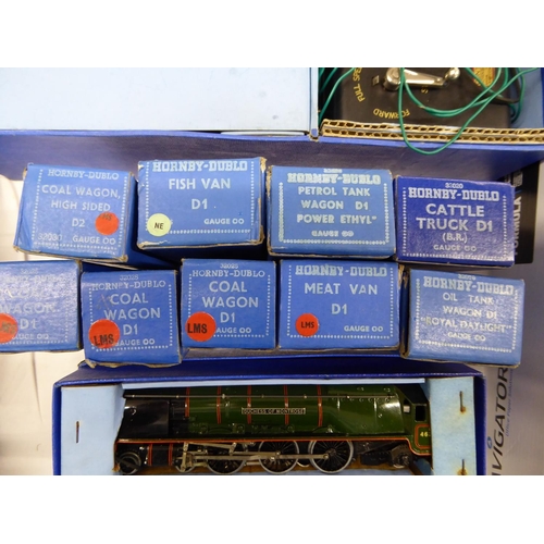 23 - Nine Hornby boxed tin wagons (as new)