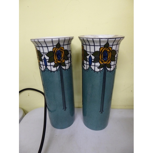 178 - A pair of Elers ware spill vases