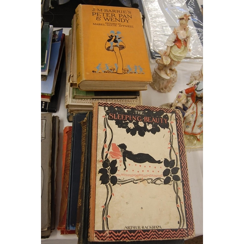 142 - Twelve illustrated books by Mable Lucie Attwell, Rackham, Heath Robinson, Strang, Norman Wilkinson e... 