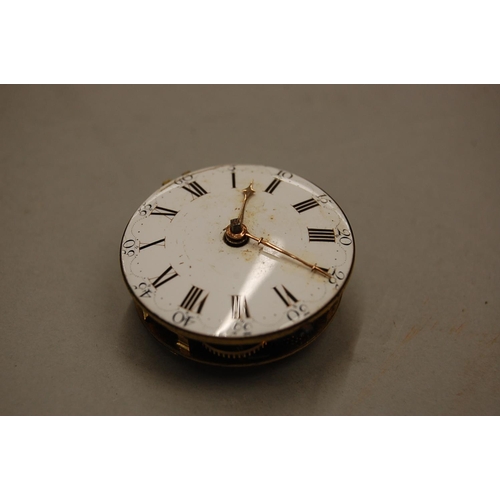 232 - The workings of a pair cased pocket watch George Aickins Cork No. 400