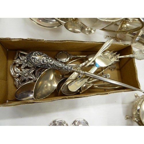 249 - A collection of novelty silver spoons etc - 8 ozt.