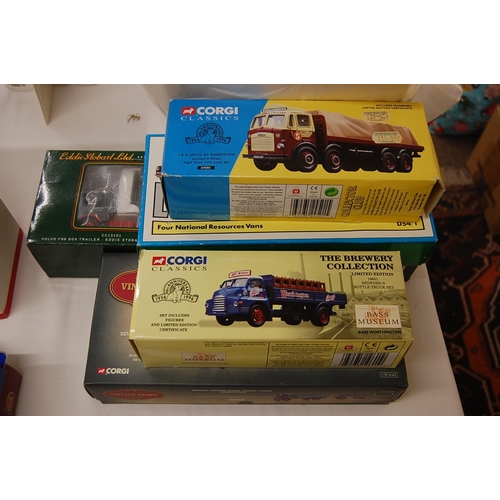 296 - Five corgi L/E boxed trucks and vans CC13101, D54/1, 80009, 19601 and 24501