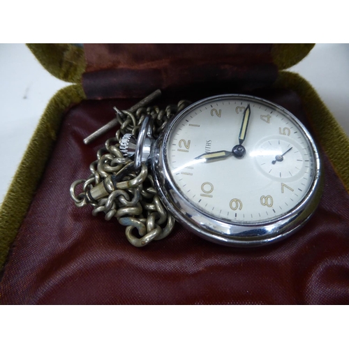 242 - A Smiths pocket watch and chain in working order