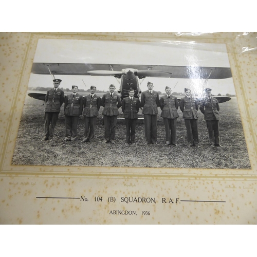 262 - Jack Karran Wing Commander box of photographs, documents of his time in the RAF in South Africa and ... 