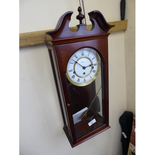 92 - Good quality Woodford chiming wall clock