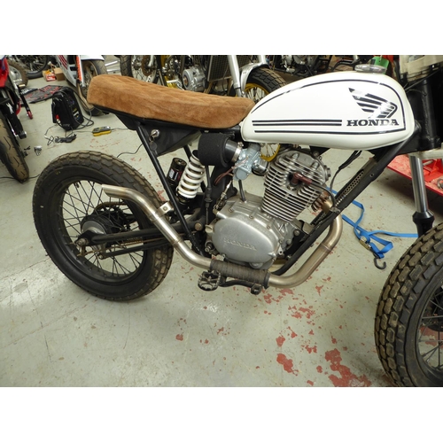 11 - Honda SL125
Street Tracker fitted with a XR150 engine UK log book Starts and runs