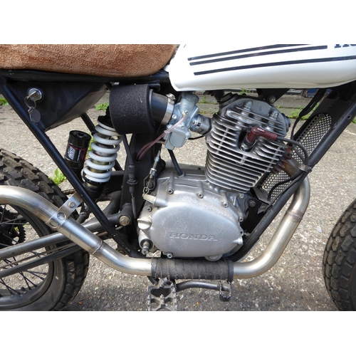 11 - Honda SL125
Street Tracker fitted with a XR150 engine UK log book Starts and runs