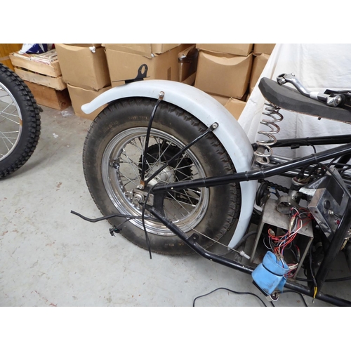 15 - Triumph 500 Chopper
Includes most parts to complete including Harley Davidson Speedster fuel tank & ... 