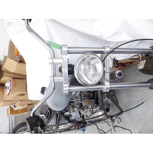 15 - Triumph 500 Chopper
Includes most parts to complete including Harley Davidson Speedster fuel tank & ... 