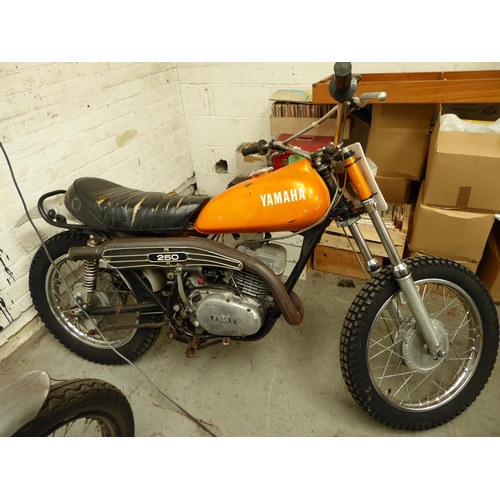 16 - Yamaha DT250
First Registered 1972
American import Imported by DK Motorcycles  99% complete easy res... 