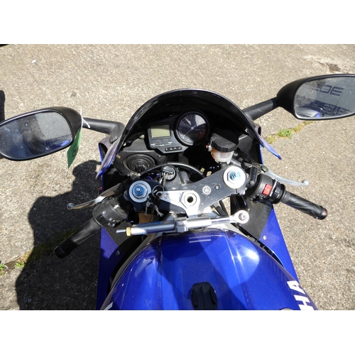 2 - GMN109R
Yamaha YZF R1
First Registered 13.03.1999
Approx   33k Miles
 Manx registered   Starts and r... 