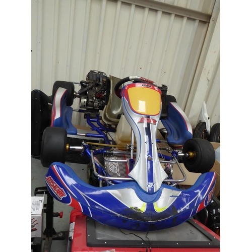 22 - TKM Kart & Spares
 Includes spares and trolley Everything you need to go racing!