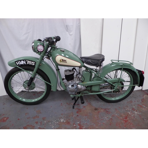 31 - HMN785
BSA Bantam D1
First Registered 15.10.1951
Low miles
125cc Rigid framed Older restoration