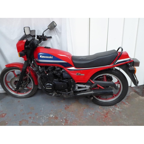 35 - DAC333Y
Kawasaki GPZ550H1
First Registered 14.03.1983
Approx 23000 Miles
 Rust on front mudguard Sma... 