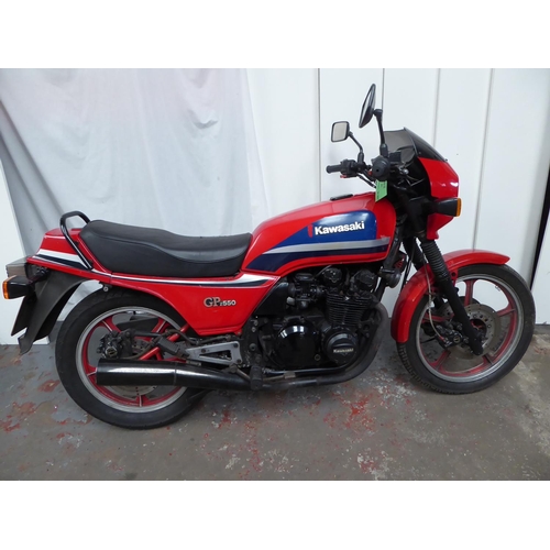 35 - DAC333Y
Kawasaki GPZ550H1
First Registered 14.03.1983
Approx 23000 Miles
 Rust on front mudguard Sma... 