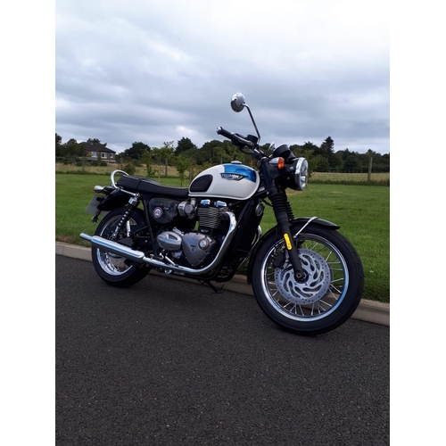 39 - EMN980
Triumph Bonneville T120
First Registered 29.08.2018
Approx 3400 Miles
 1200CC Serviced