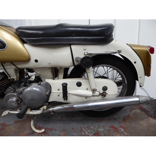 40 - 665YMN
Ariel Arrow
First Registered 03.10.1961
Approx  26,709 Miles
Garaged for some years. Fitted w... 