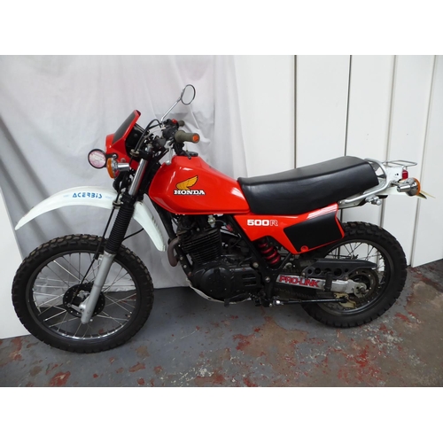 45 - Y173MAN
Honda XL500RC
First Registered 12.02.1983
Approx 21698 Miles
 Trail bike