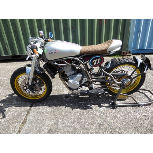 8 - PMN693Y
CCM Cafe Racer
First Registered 14.06.2018
Approx 70 Miles
 Husquvarna 600 Twin Port 