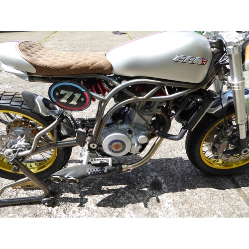 8 - PMN693Y
CCM Cafe Racer
First Registered 14.06.2018
Approx 70 Miles
 Husquvarna 600 Twin Port 