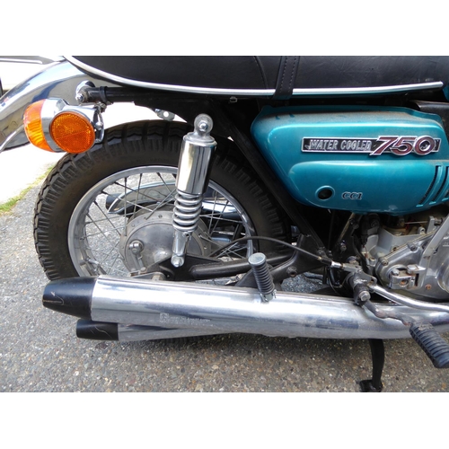 9 - Suzuki GT750J
First Registered 1972
Approx 9139 Miles
 American Import Imported by DK Motorcycle com... 