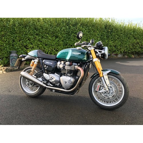 26 - NMN727V
Triumph Thruxton R
First Registered 07.10.2019
Approx 1,800 miles only
Petrol
No known fault... 