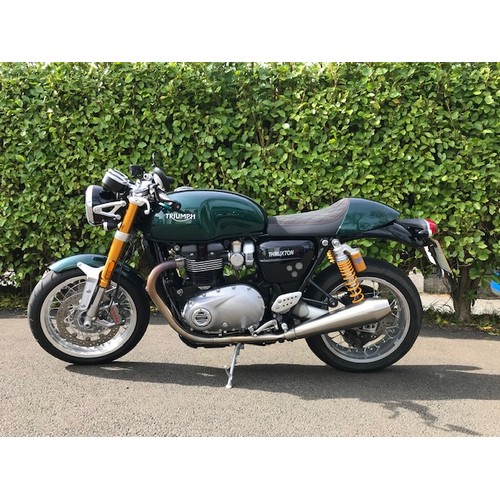 26 - NMN727V
Triumph Thruxton R
First Registered 07.10.2019
Approx 1,800 miles only
Petrol
No known fault... 