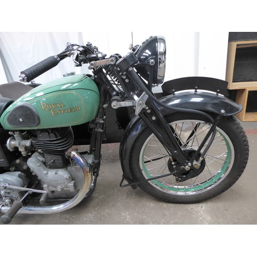 44 - PMN149T
Royal Enfield Model H39 and sidecar
First Registered 31.07.1939
Approx 8095 Miles
 570cc Sid... 