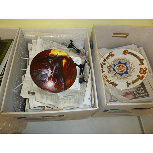 202 - Two boxes of collectors plates