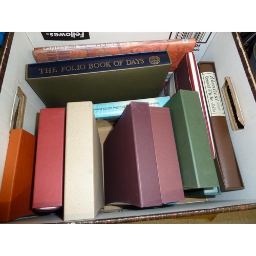 219 - Box of Folio Society and other books