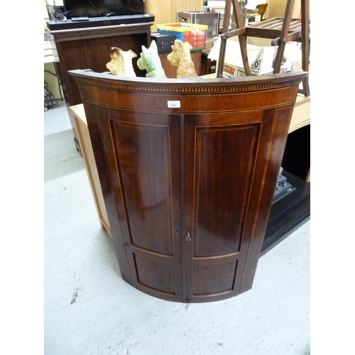 298 - Mahogany corner cabinet