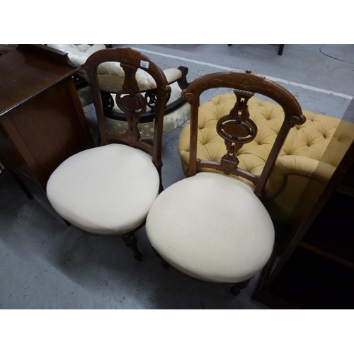 300 - Pair of parlour chairs