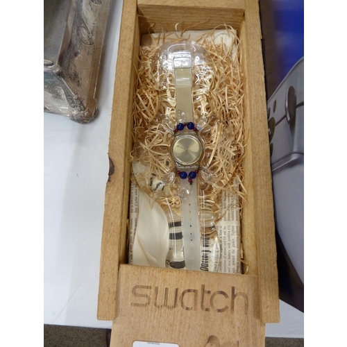 284 - Swatch rare Chandelier wrist watch in original box