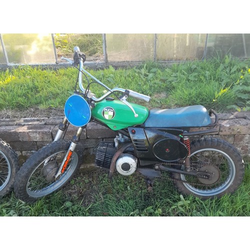 49 - Two Complete 1974 Puch Magnum X 50CC minibikes
restoration projects both running but will need carbs... 