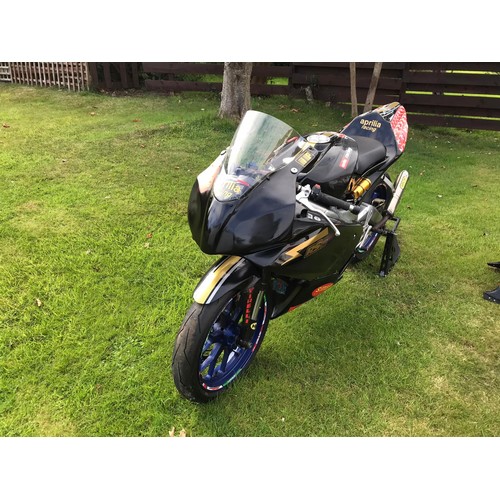 50 - Aprilia RS125 race bike
Year 2012
Approx 11,000 miles
Petrol
Recent engine rebuild including new pis... 