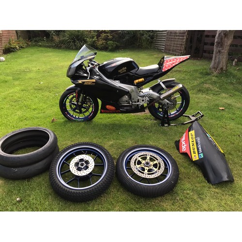 50 - Aprilia RS125 race bike
Year 2012
Approx 11,000 miles
Petrol
Recent engine rebuild including new pis... 