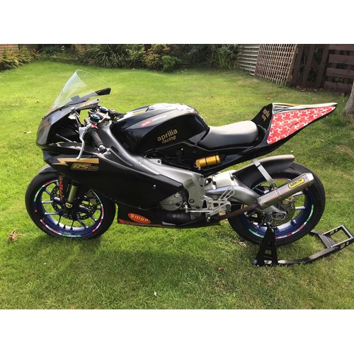 50 - Aprilia RS125 race bike
Year 2012
Approx 11,000 miles
Petrol
Recent engine rebuild including new pis... 