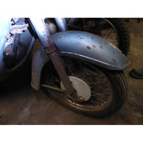 66 - Garage Find!
Blue Triumph 650cc 6T Thunderbird circa 1960s?
With fairing
13,873 miles showing