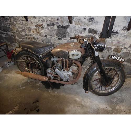 67 - Garage Find!
Norton ES2 500cc circa 1950s?
40,025 miles showing