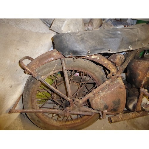 70 - Garage Find!
Circa 1949/50 Ariel 350cc
Frame Nos AJ2650 - A8/1358